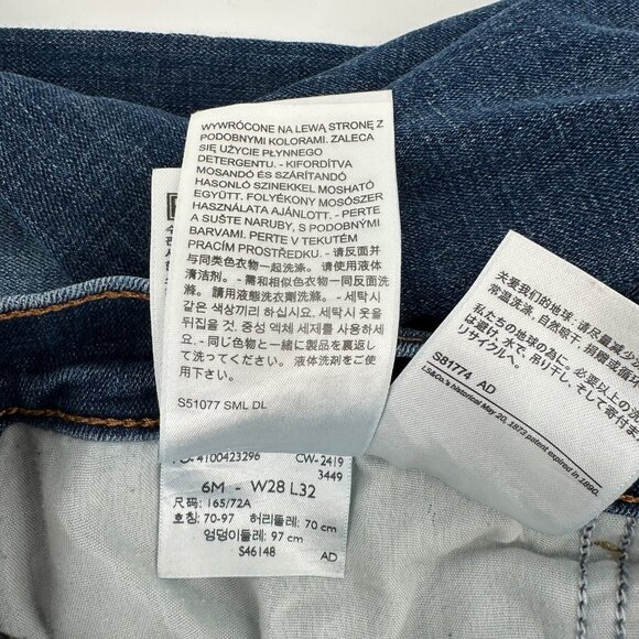 Levis Womens Classic Bootcut Jeans Blue Denim Size 6 - Picture 13 of 13